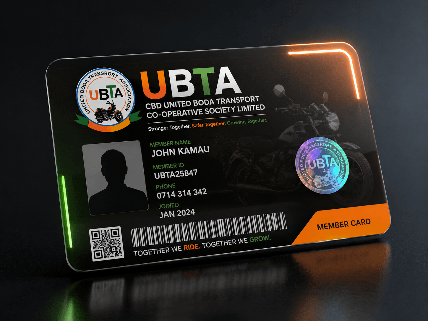 Official Member Card